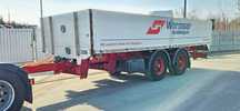Dinkel tandem z Niemiec budowlana burtowa  przyczepa tandem z Niemiec budowlana burtowa