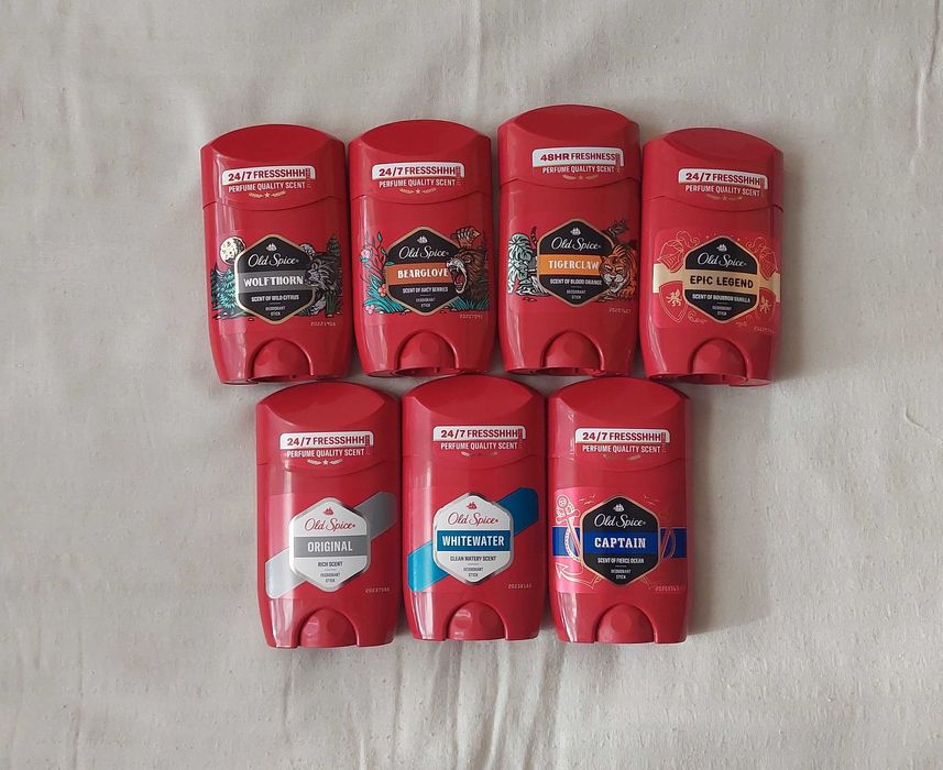 Nowy zestaw dezodorantów męskich w sztyfcie Old Spice (7x50ml)