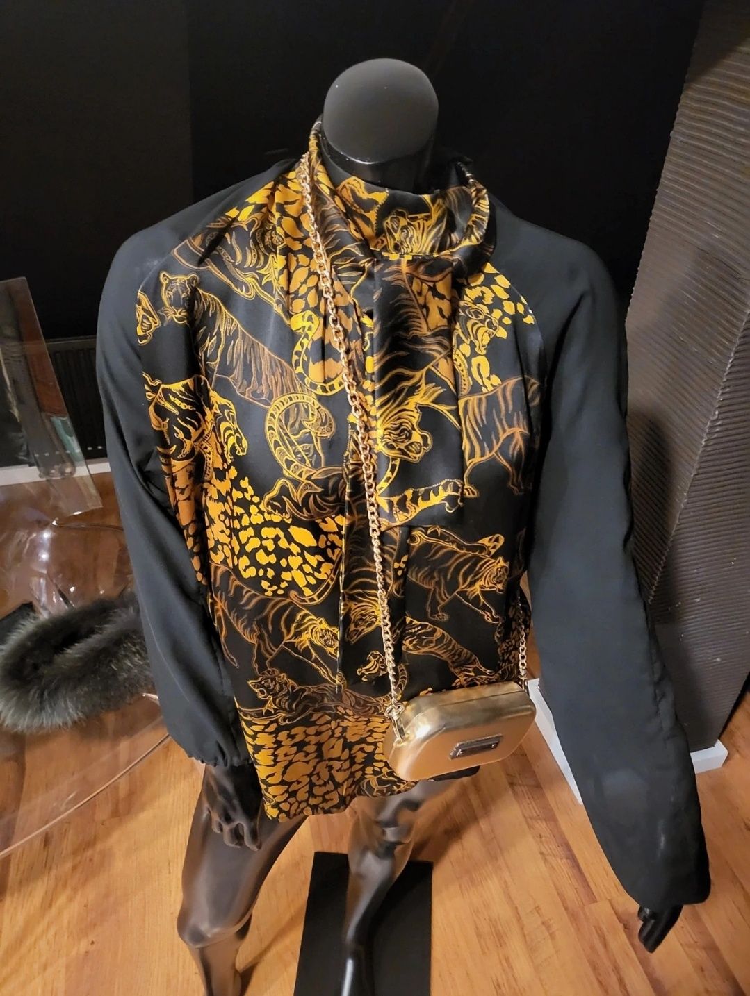 Luksusowa koszula Versace jeans couture collection 100% jedwab