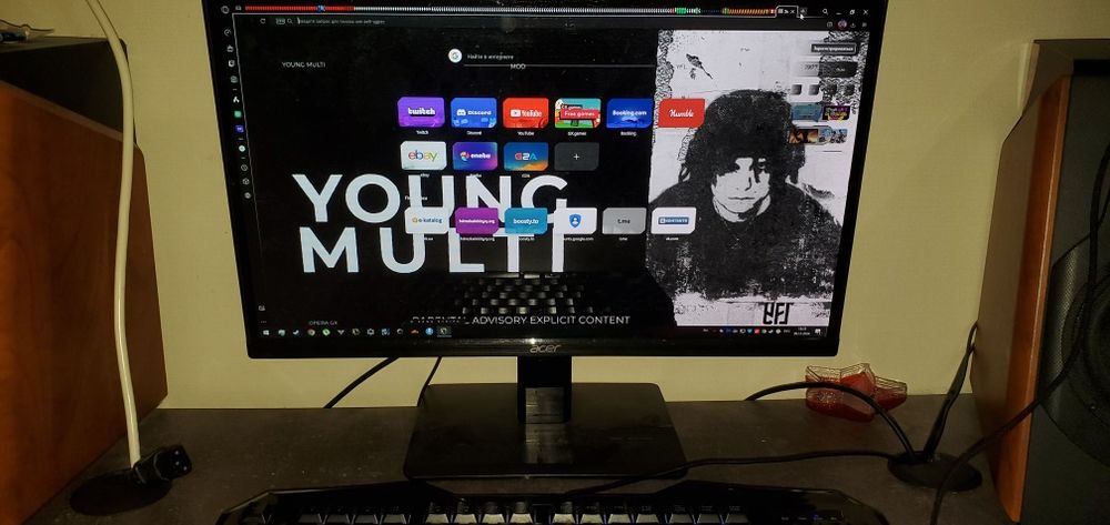 Монитор Acer H226HQL на запчасти/ремонт