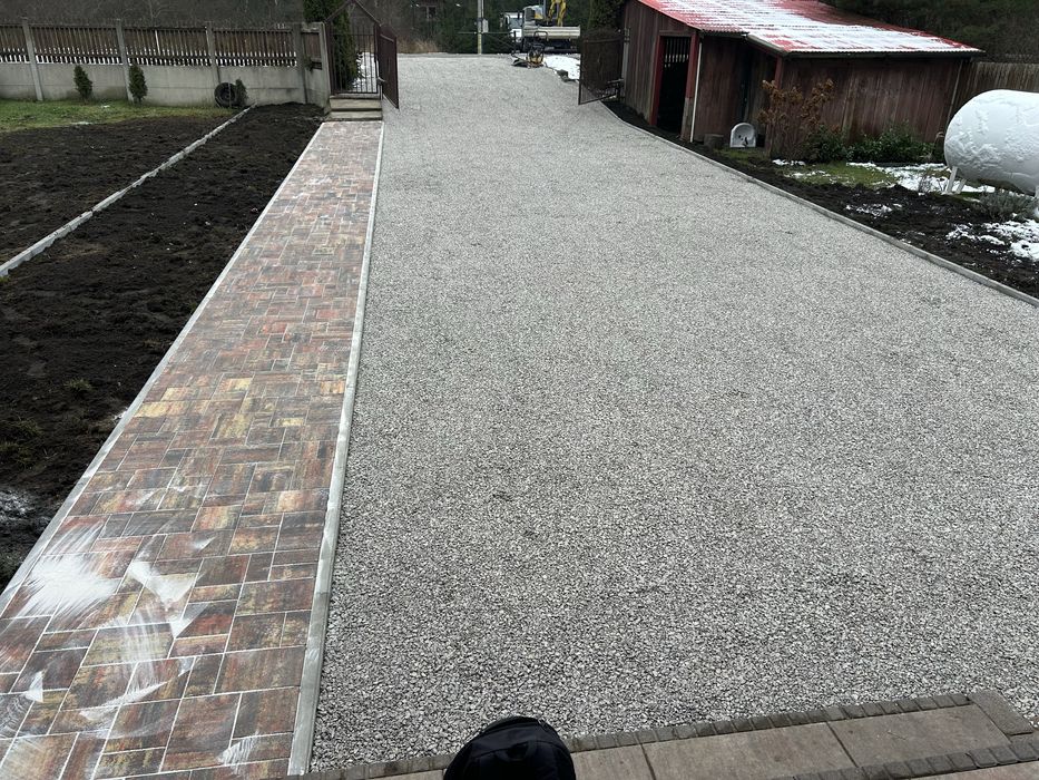 Usługi minikoparką, układanie kostki, ogrodzenia