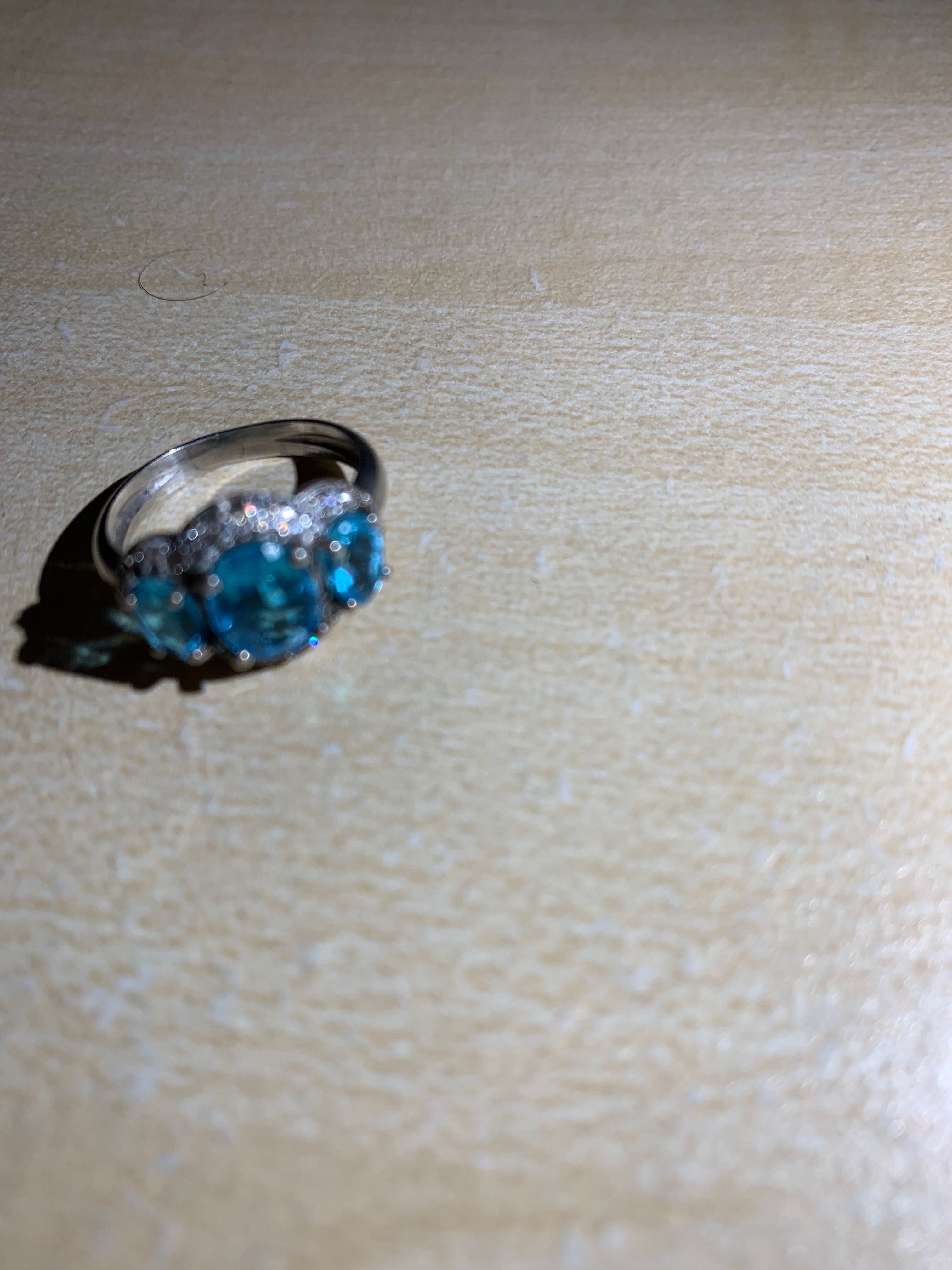 Серебряное кольцо  родированое