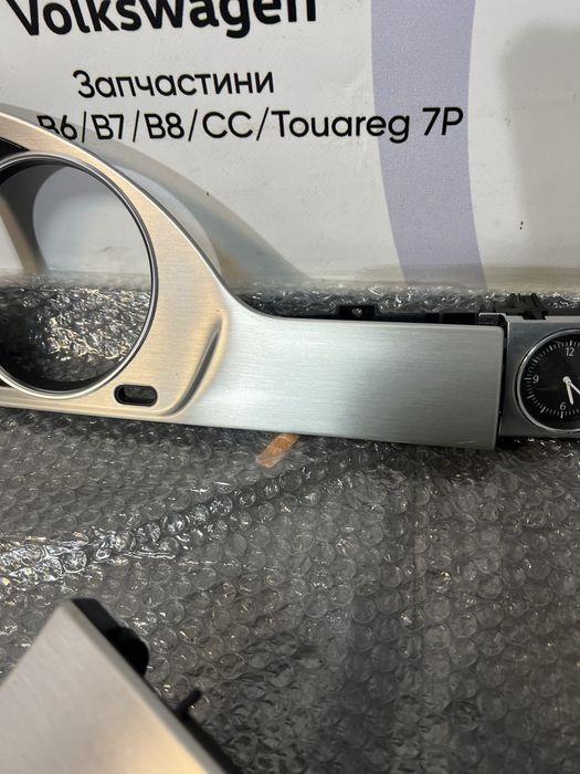 Декор алюміній накладки на торпедо Highline Passat B7 CC