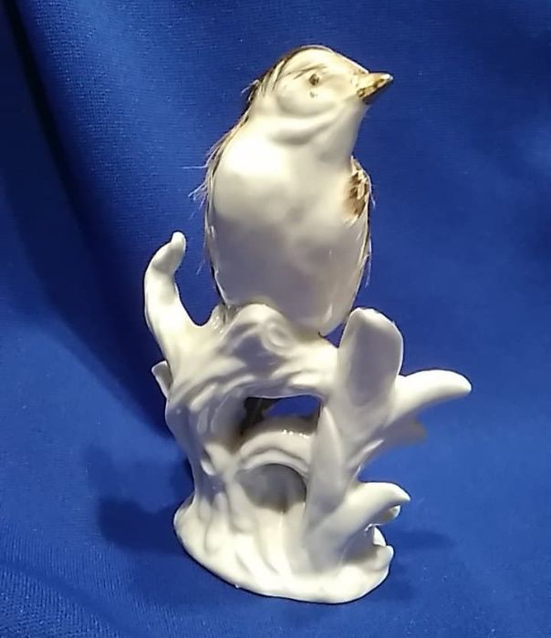 Figurka ptak porcelana