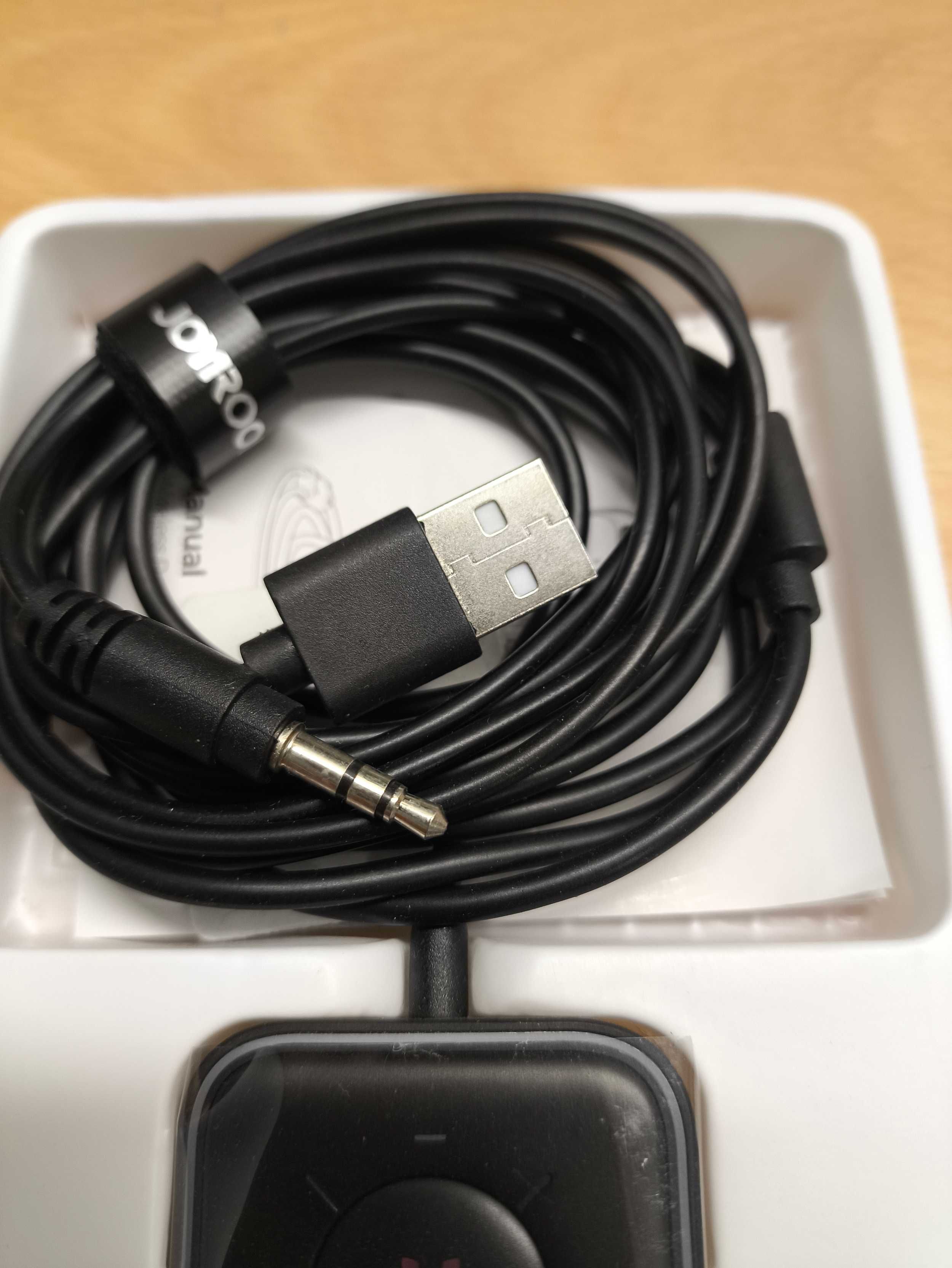 Aux Bluetooth adapter samochodowy z zestawem głośnomówiącym [2283]