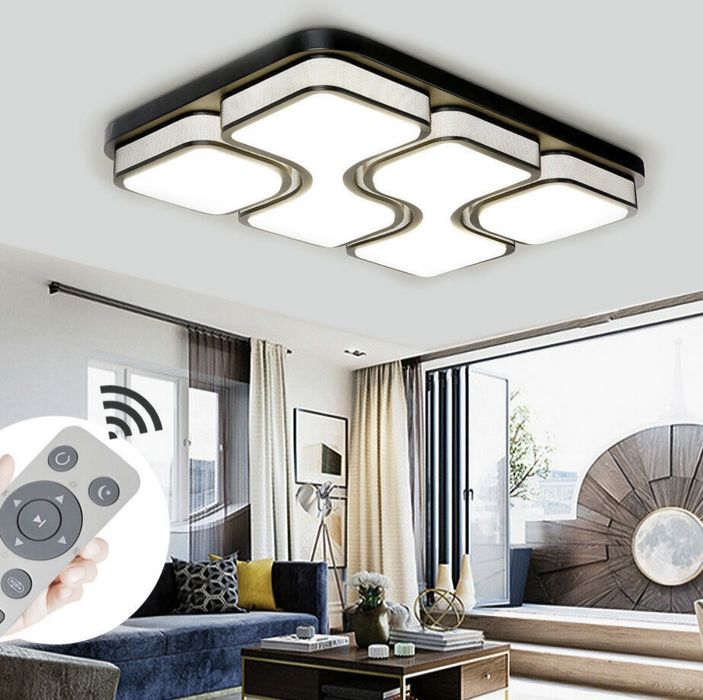 Lampa Led Plafon z Pilotem , Modern Design