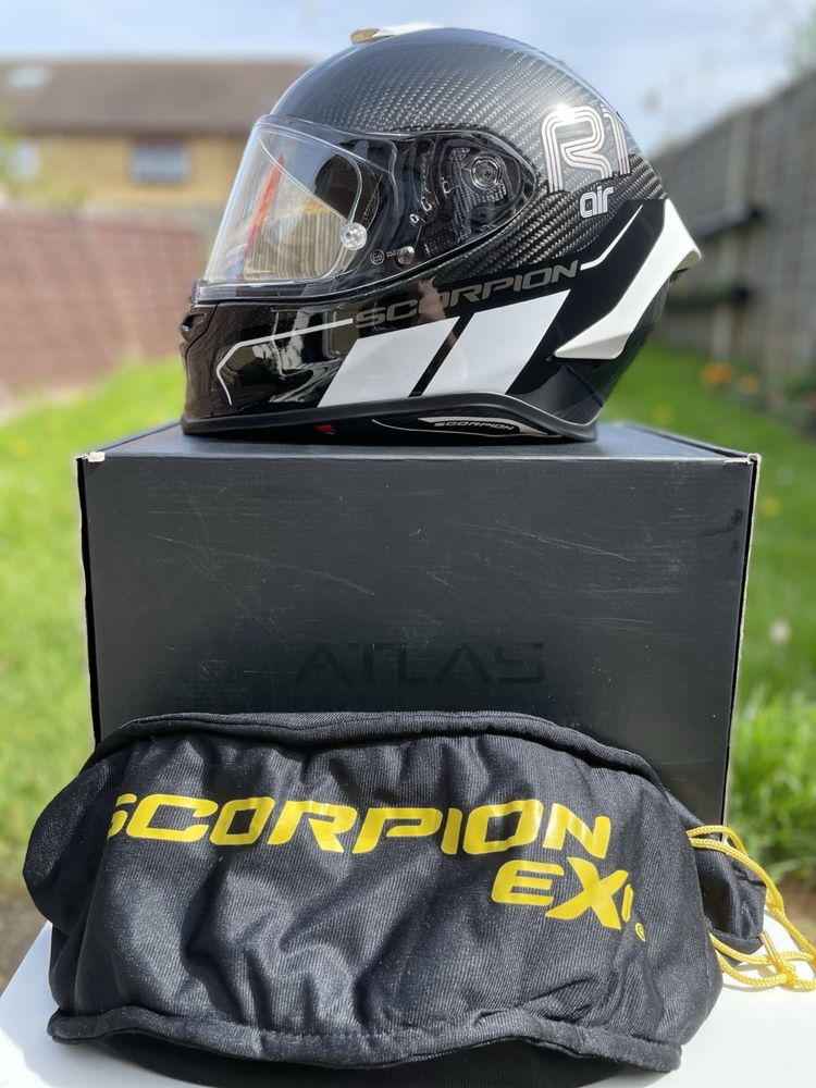 Мотошолом Scorpion EXO R1 (agv hjc shoei shark arai ruroc xlite )