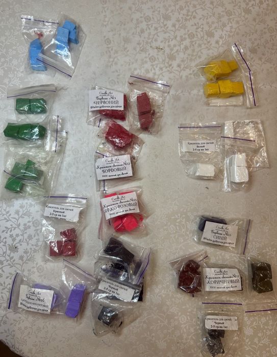 Барвники для свічок