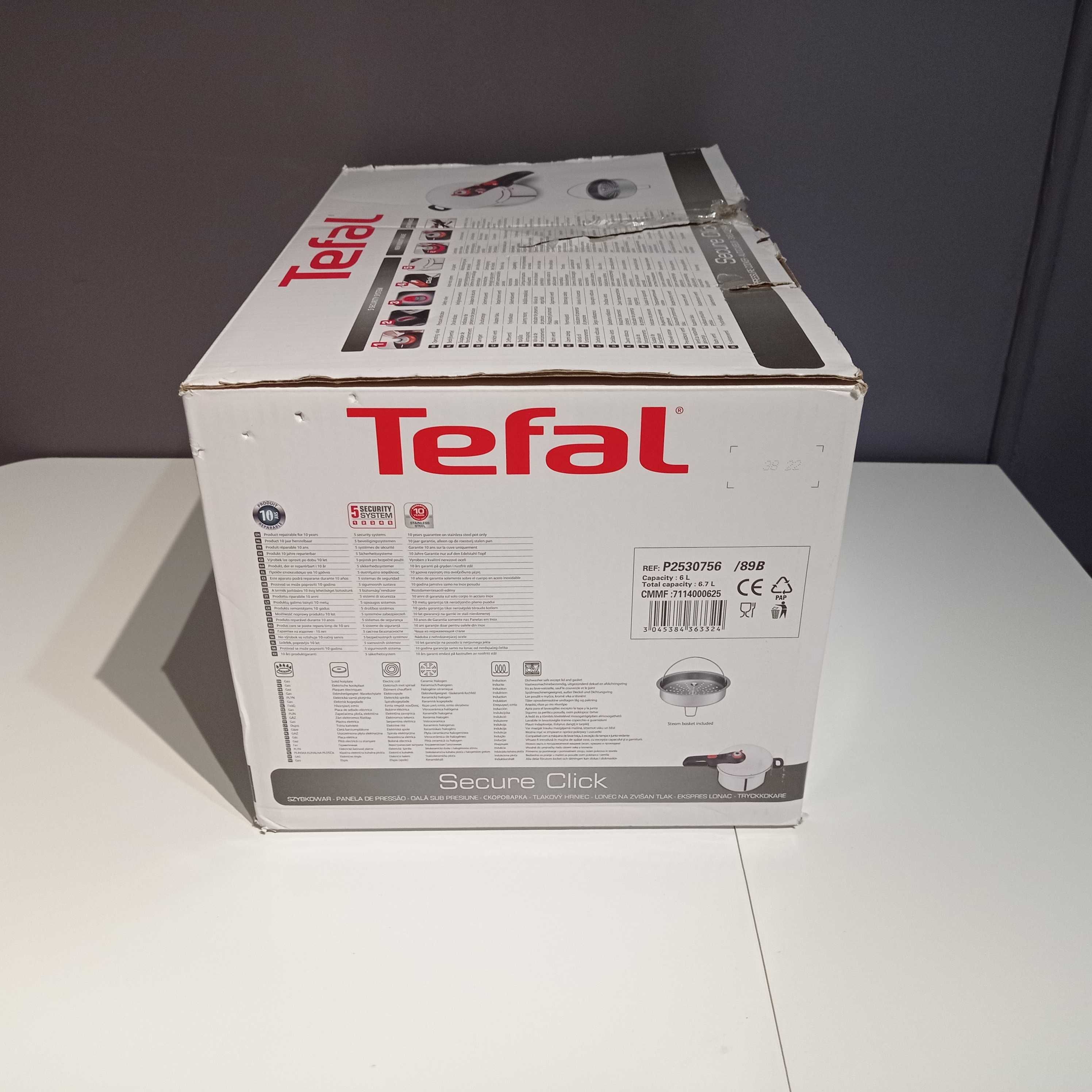 Szybkowar Tefal secure click 6 l