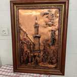 Quadro em cobre  em bom estado