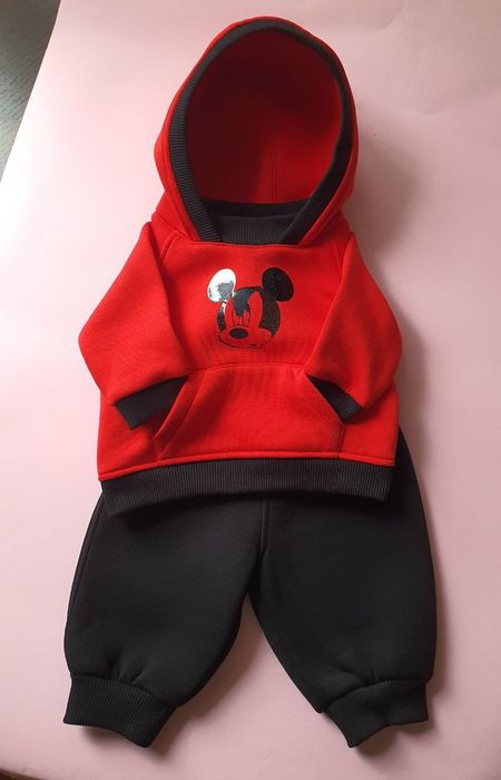 Дитячий теплий костюм для дівчинки