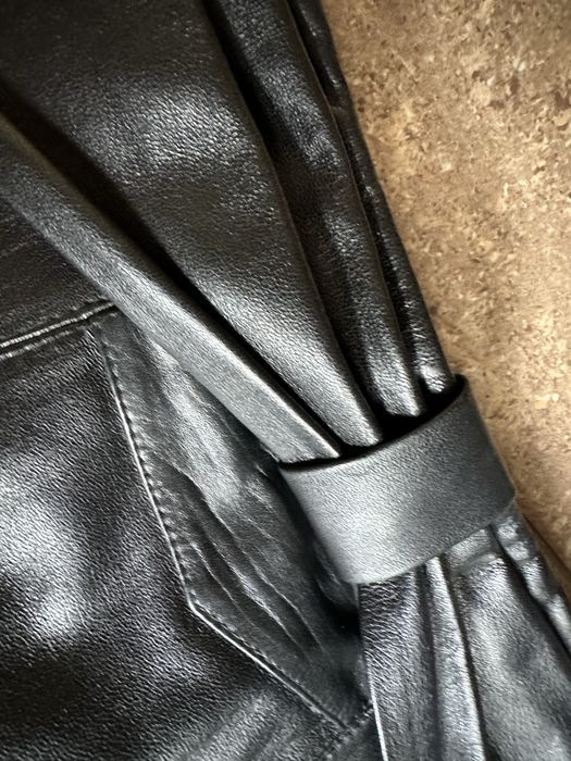 Спідниця шкіряна Balmain