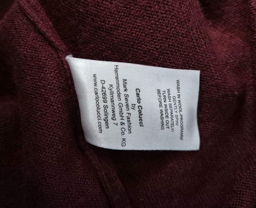 700 zł w salonie CARLO COLUCCI roz.M/L męski golf Premium stan idealny