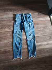 Spodnie jeansowe Zara 34 xs