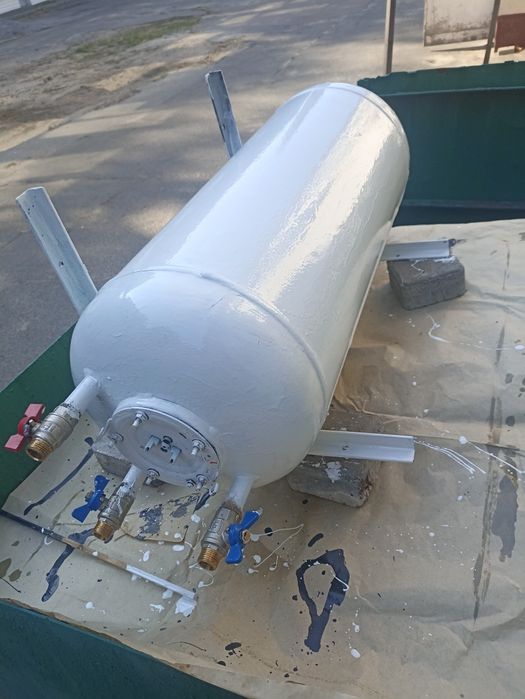 Продам б.у бойлер сделан из газового баллона.