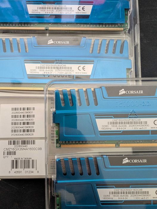 Corsair Vengeance DDR3 16GB (4x4gb) Stan kolekcjonerski