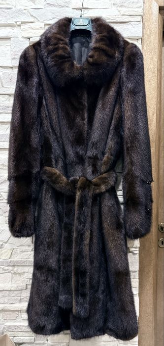 Норковая шуба, длинная Греция ог 140 р52-56