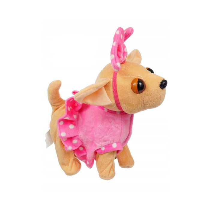 Interaktywny Piesek W Sukience Na Smyczy Szczeka