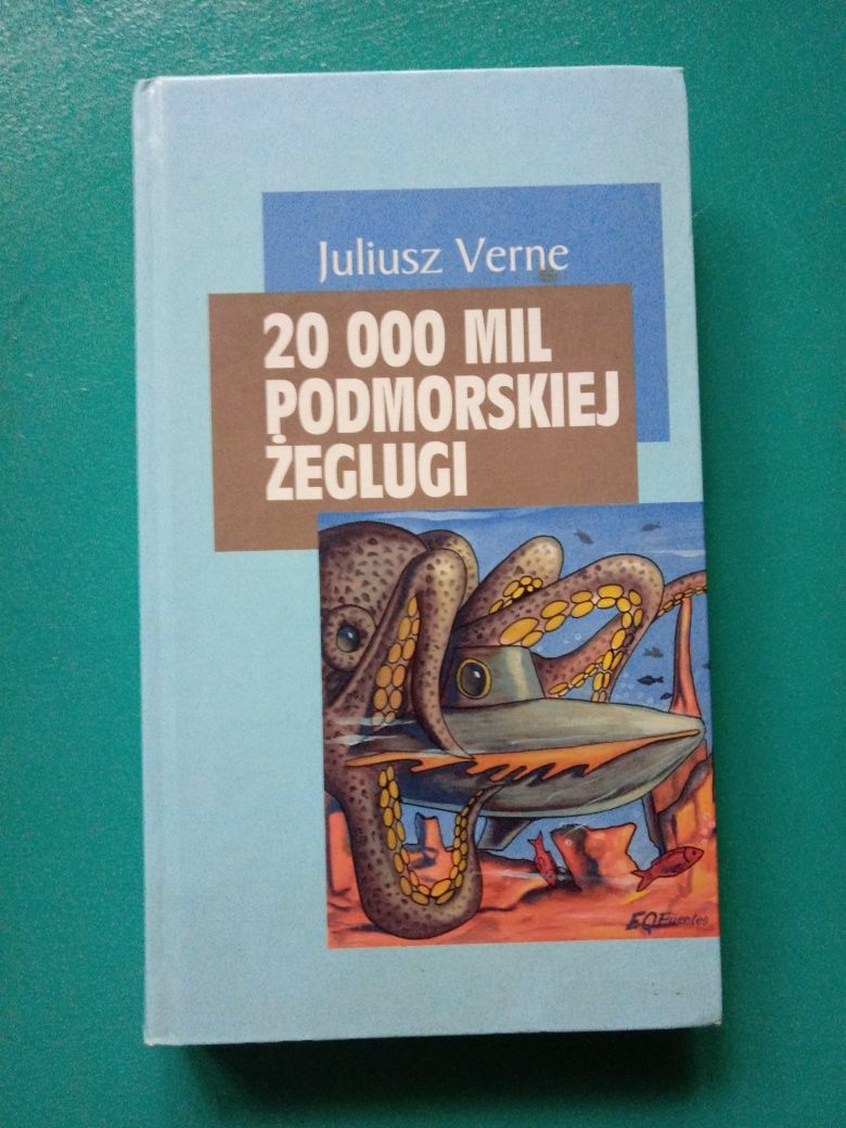 Książka " 20 000 mil podmorskiej żeglugi" - Juliusz Verne