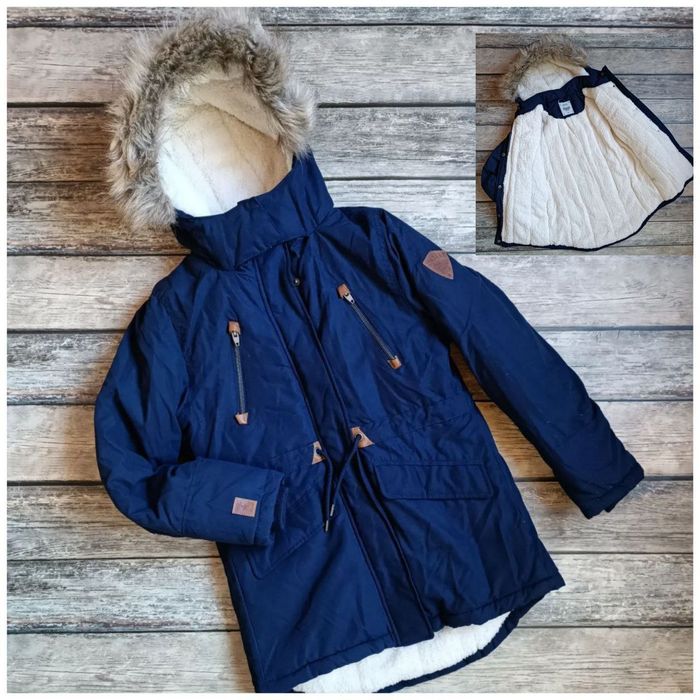 158, 164см Нова зимова куртка парка для дівчинки