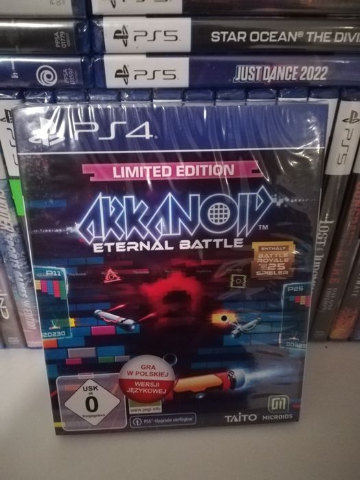Arkanoid PL eternal battle nowa folia ps4 ps5 PlayStation 4 5