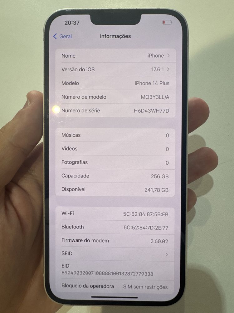 Iphone 14 Plus 256GB