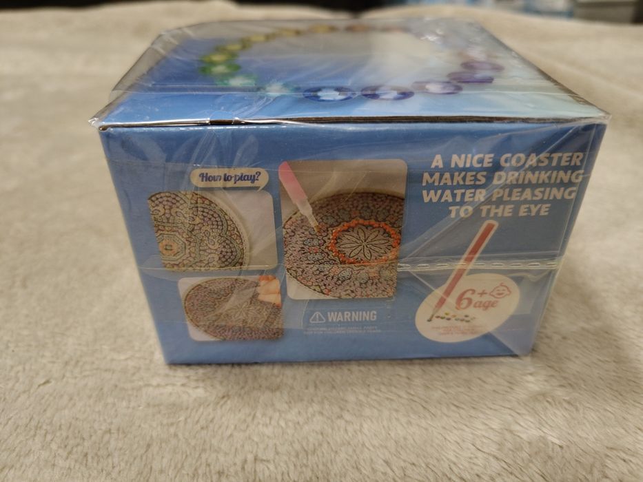 Zestaw podkładek, haft diamentowy