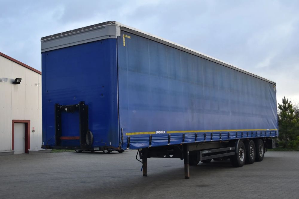 Kögel SN 24  [13605] Skrzyniowa, podpory Jost