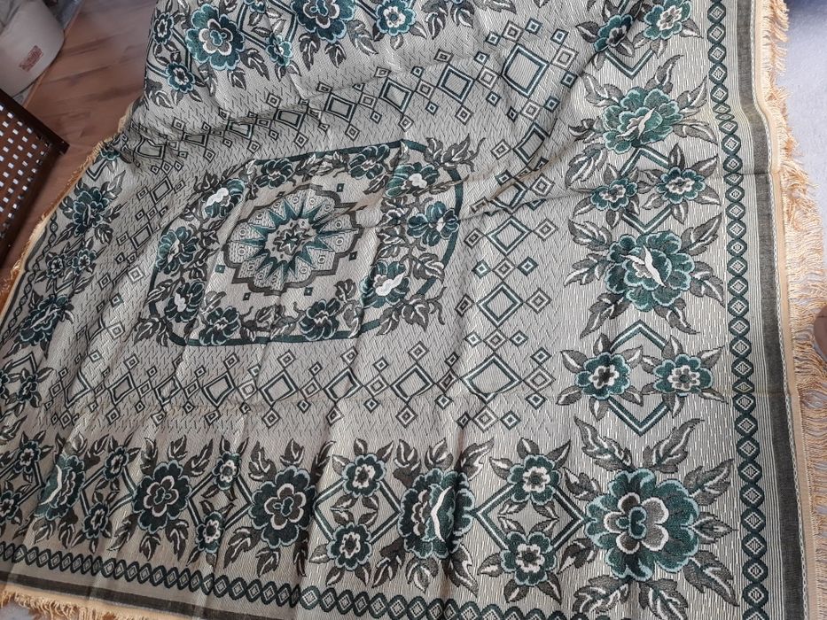 Narzuta jedwab/bawełna 200x240 cm