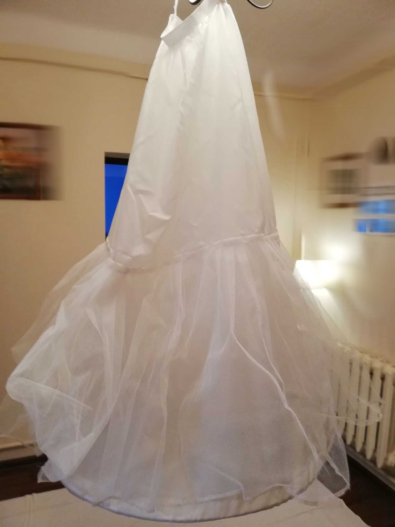 Suknia ślubna księżniczka ecru biały Wołomin okolice