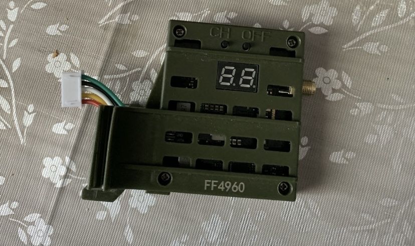FPV VTX 5.8GHz FF4960 з кріпленям на стійку рами