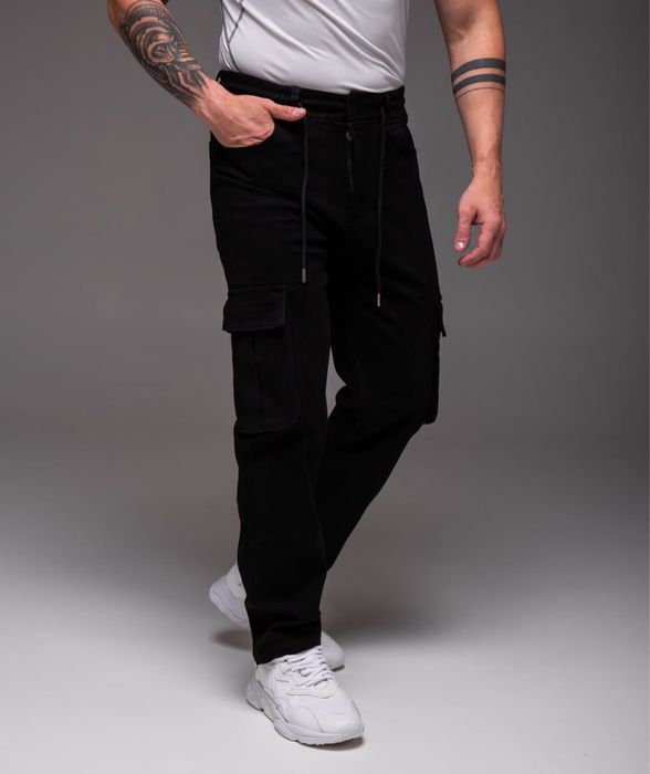 Чоловічі утеплені джинси на флісі, різні кольори