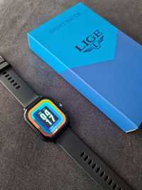 Smartwatch czarny komplet