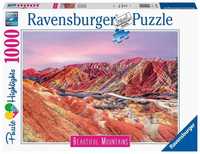 Puzzle 1000 Góry Tęczowe, Ravensburger