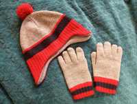 Czapka zimowa i rękawiczki
