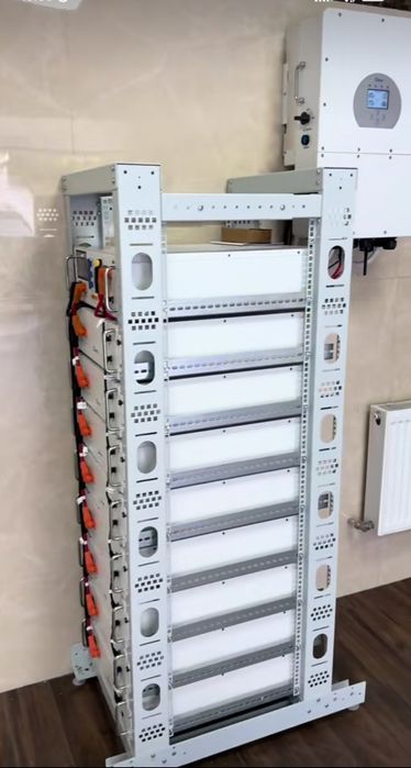 Стійка під акаммулятор Deye-4-5 АКБ і БМС, 8 АКБ і БМС,12 АКБ і БМС.