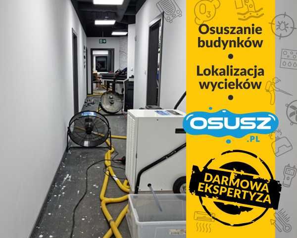 Osuszanie budynków, Osuszanie po zalaniu mieszkania, domu, Osuszacz