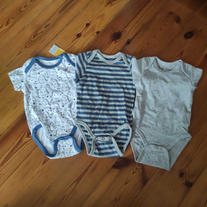 Zestaw 3 bodziaków - roz. 68