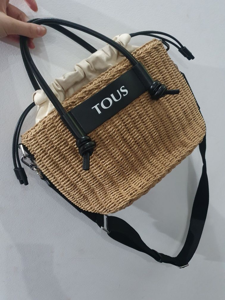 Tous Scoubidou torebka z rafii jak nowa