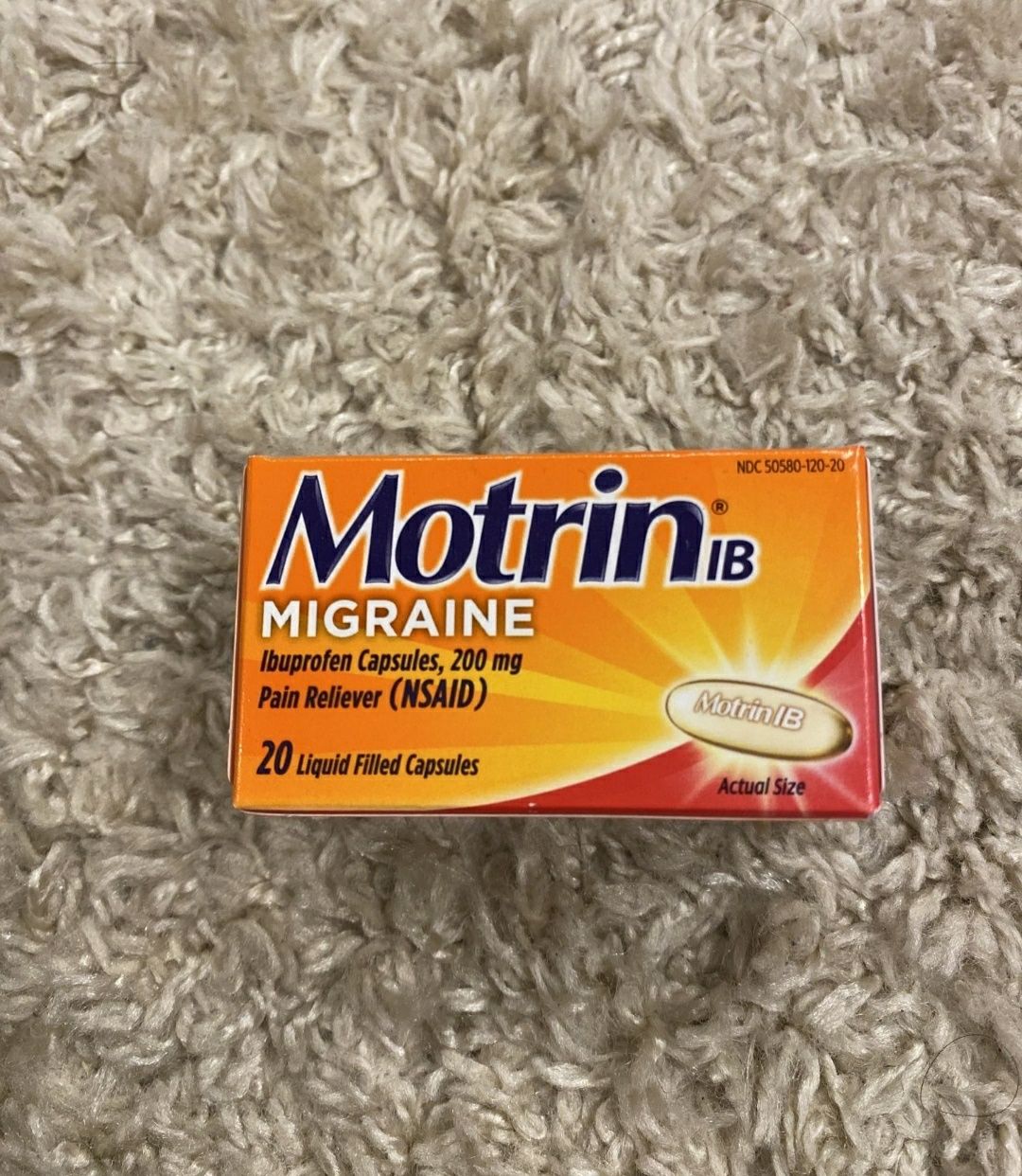 Капсули Motrin migraine