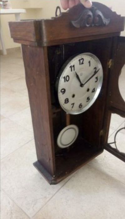 Relógio parede corda Reguladora