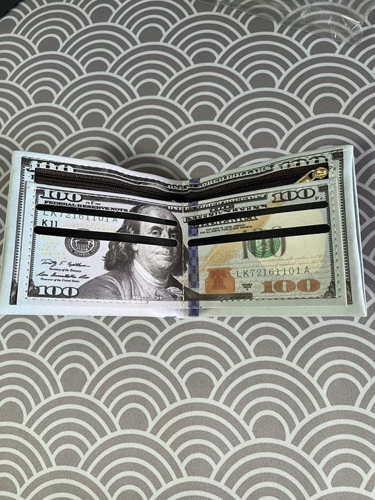 Кошелек в виде купюры 100$ новый