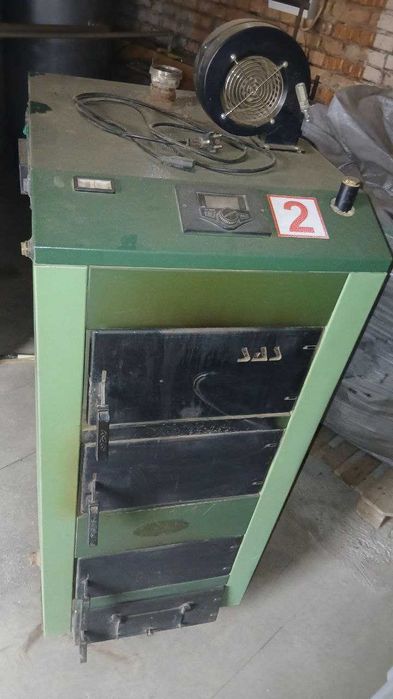 Котел тривалого горіння SAS UWT36кВт акумулююча ємність насос циркуляц