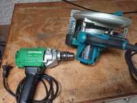 Makita Serra circular 5008 MG + Hitachi Berbequim D13