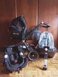 Trio Concord carrinho + babycoque + alcofa + base isofix
