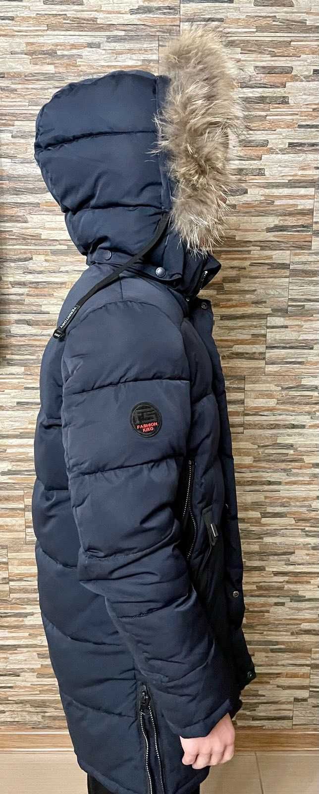 Зимова дуже стильна тепла підліткова куртка KIKO 14/164см СУПЕР СТАН
