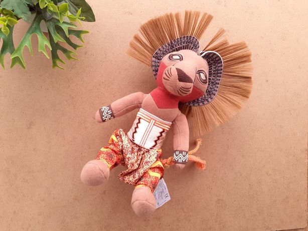 Король Лев в африканском стиле Lion King Simba Дисней мягкая игрушка
