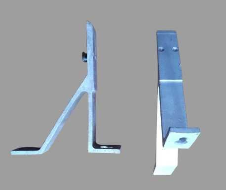 Пара шт. Алюмінієві кронштейни для гардин (кріплення сонячних панелей)