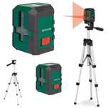 LASER KRZYŻOWY statyw poziomic LASEROWA baterie PKLL 10 B3 Parkside