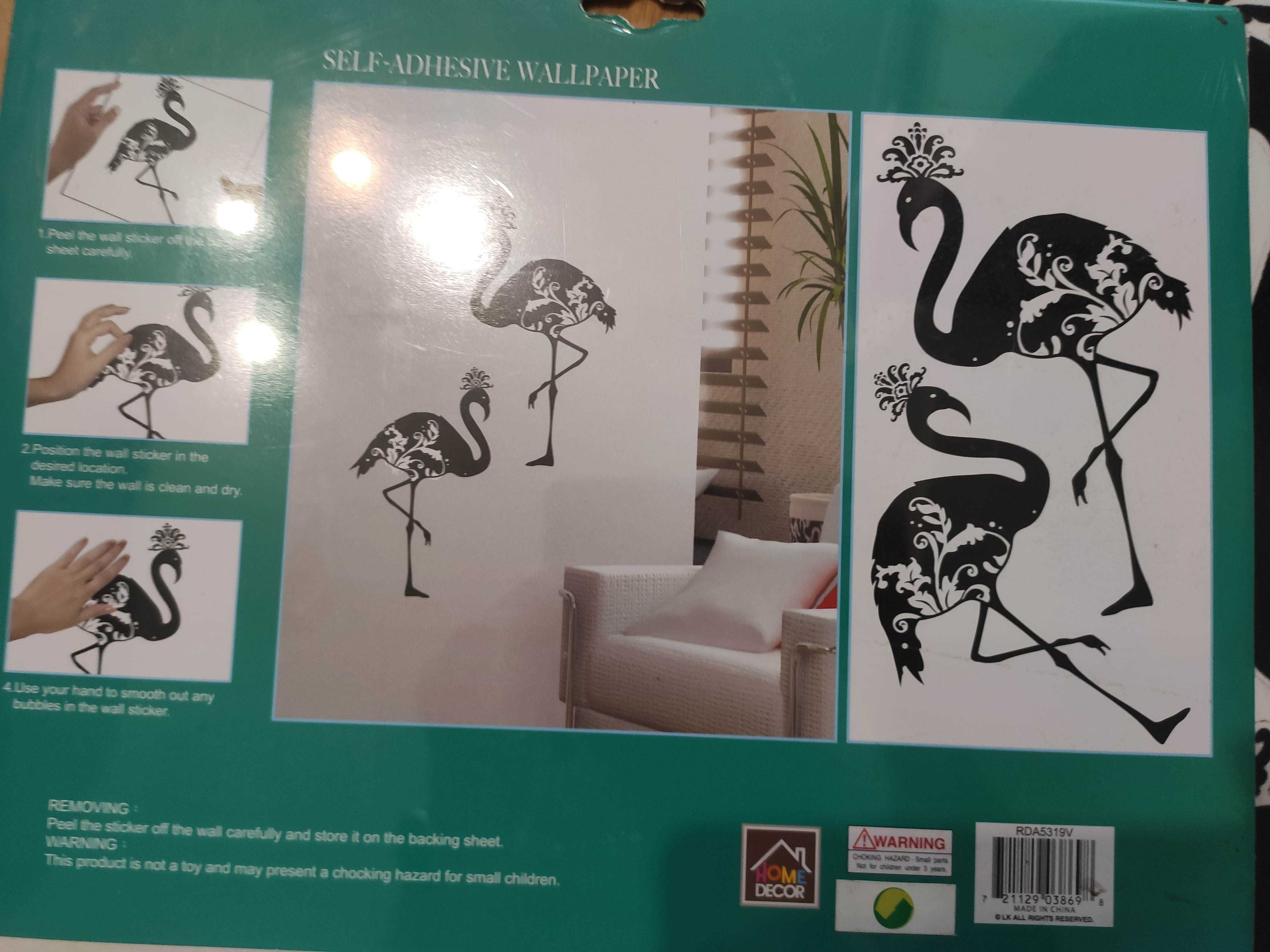 2 sztuki Naklejki na ścianę Naklejki do Salonu Dekor Ornament